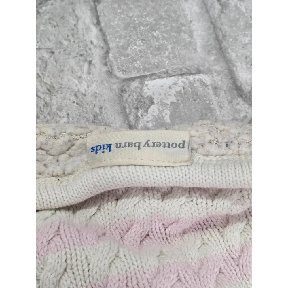 Pottery Barn Kids Baby‎ Cotton Blanket Pink 35
